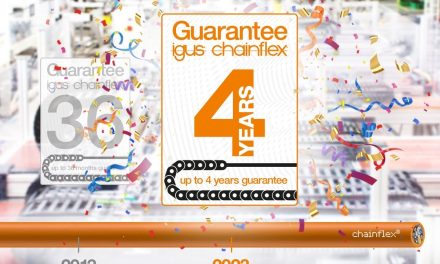 igus extends its cable guarantee to a record four years
